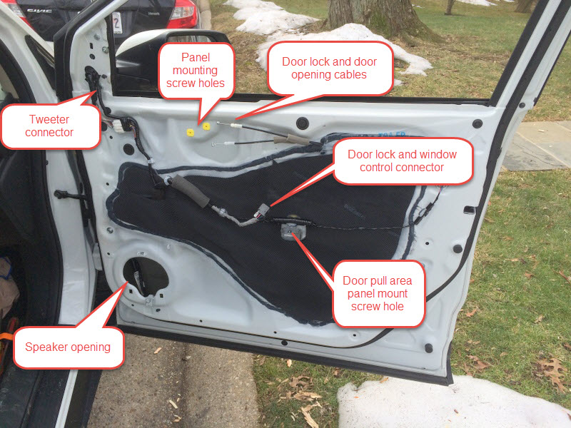 Honda CR-V mods and tips: Upgrading the front speakers on the 2015