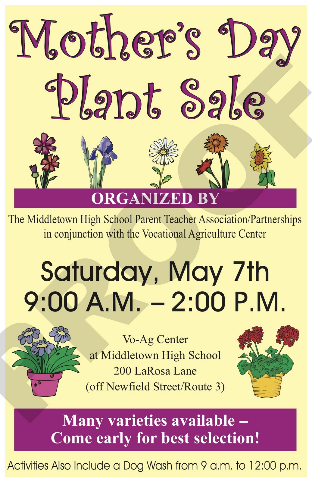middletowneye Mothers' Day Plant Sale at MHS Saturday