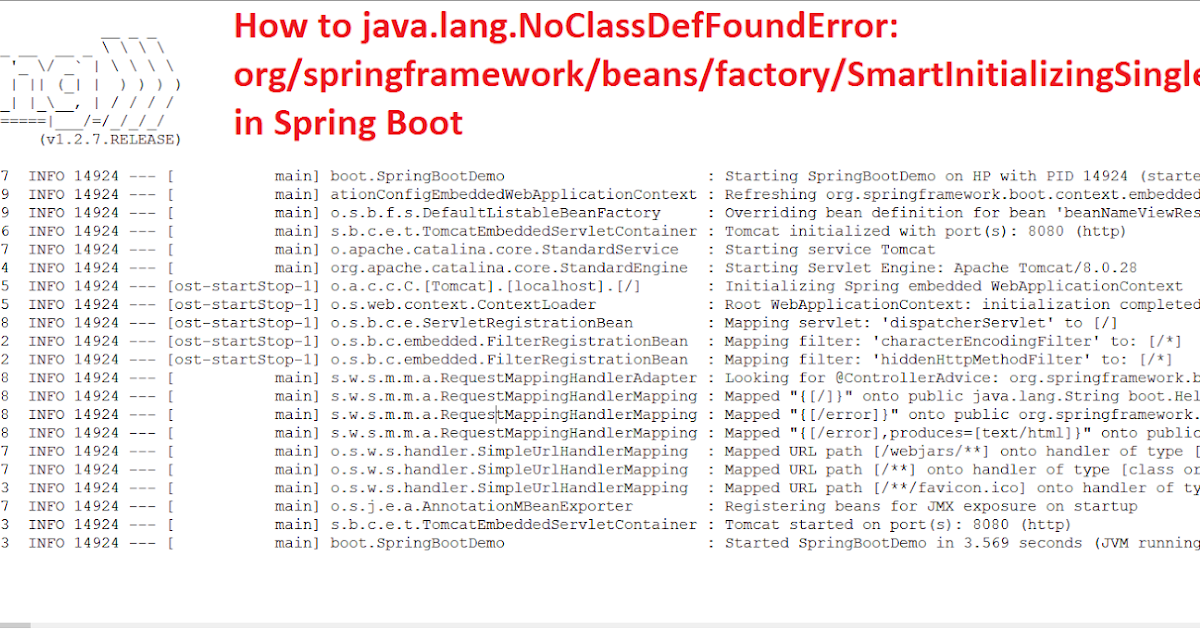 class found and class not found annotations in spring boot class found and class not found annotations in spring boot