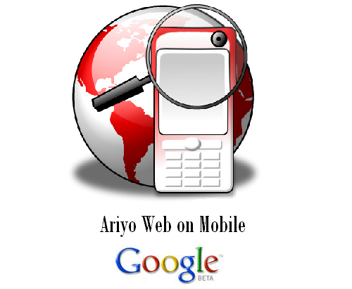Ariyo Web on Mobile Phone