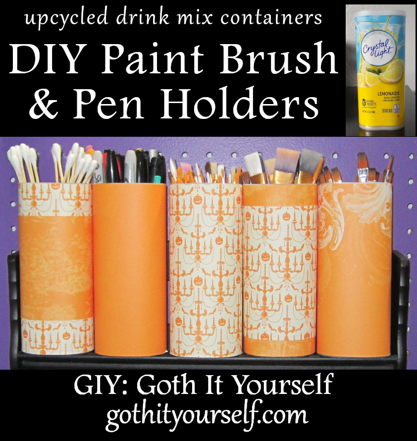 paint brush pouch diy