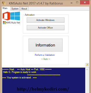 aktivasi windows 10 dengan KMS AutoNet