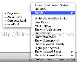 add-on Google pagerank-alexa toolbar