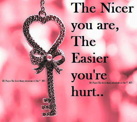 Being too nice.