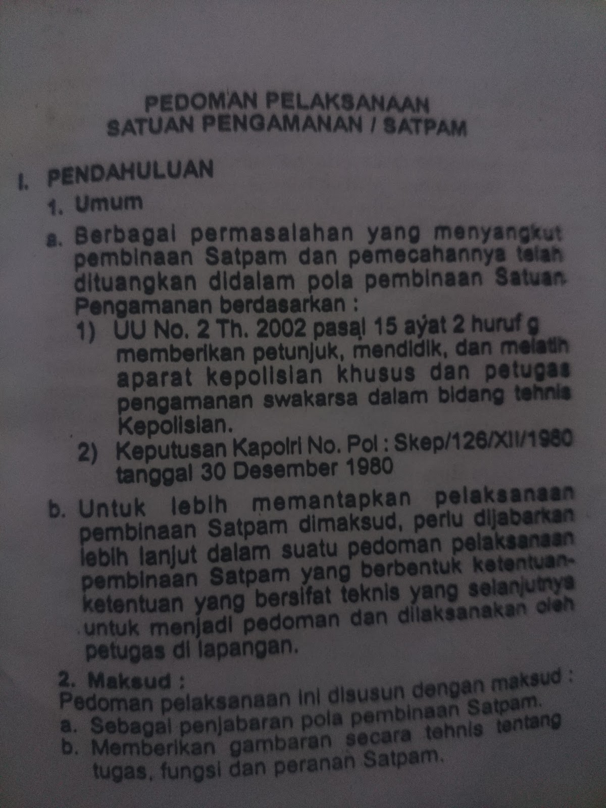 Harian Contoh Buku Laporan Patroli Satpam Nusagates