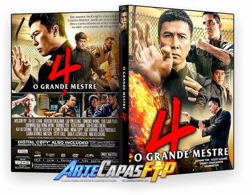 O Grande Mestre 4 - DVD Capas