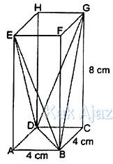 Prisma segi-4 ABCD.EFGH, soal Matematika IPA UN 2013 no. 24