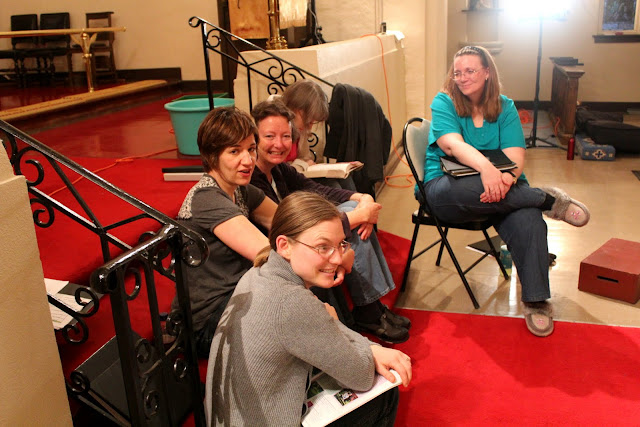 Waiting for the rain to stop...