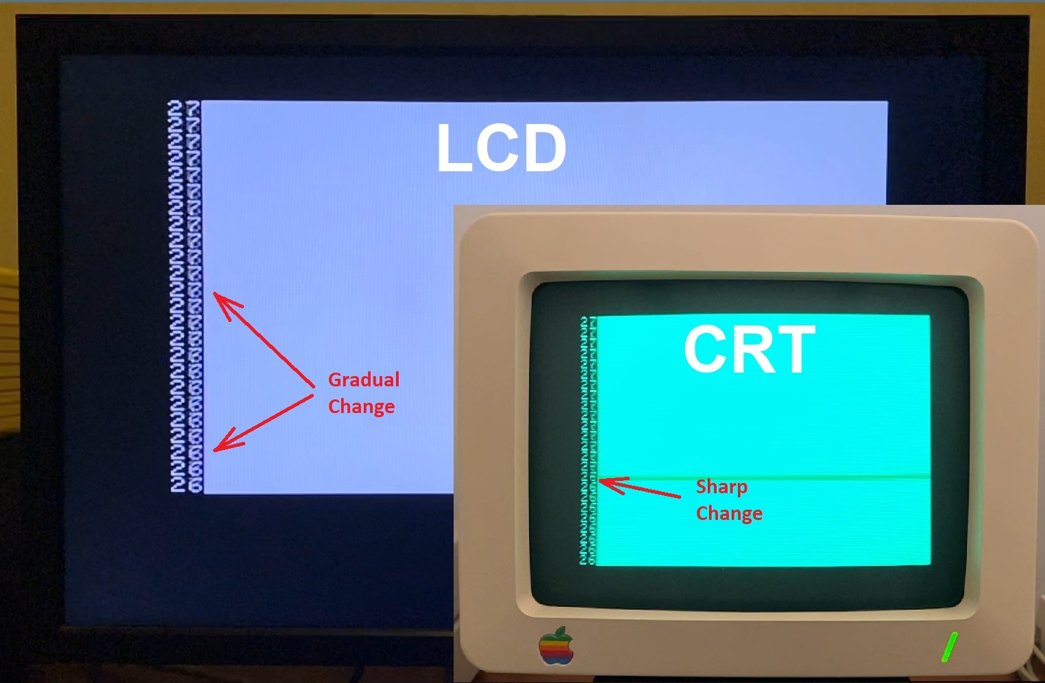 Apple II Projects Modern Monitor Solutions Display Lag