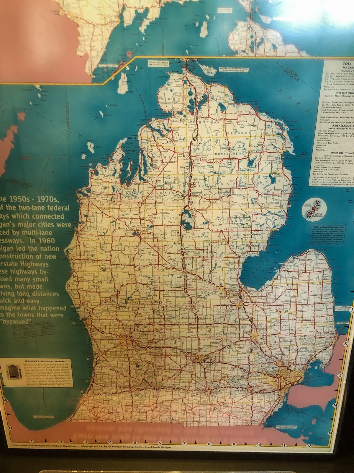 Michigan Railroad System Map