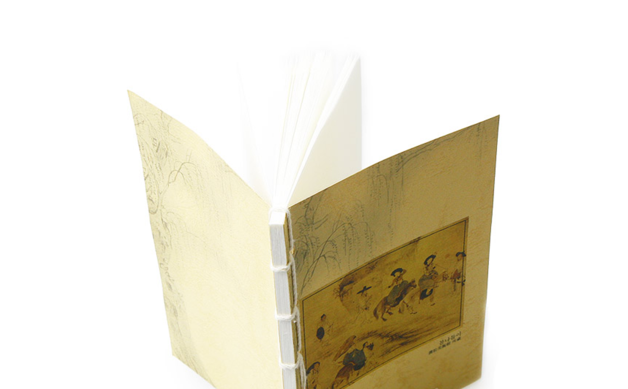 Korean Traditional Notebook Blank Notbook NotePad Traditional Style M Size