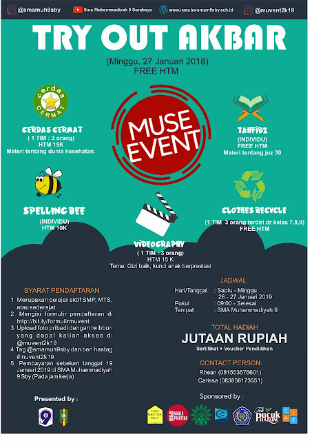 Muse Event SMA Muhammadiyah 9 Surabaya Muse Event SMA Muhammadiyah 9 Surabaya