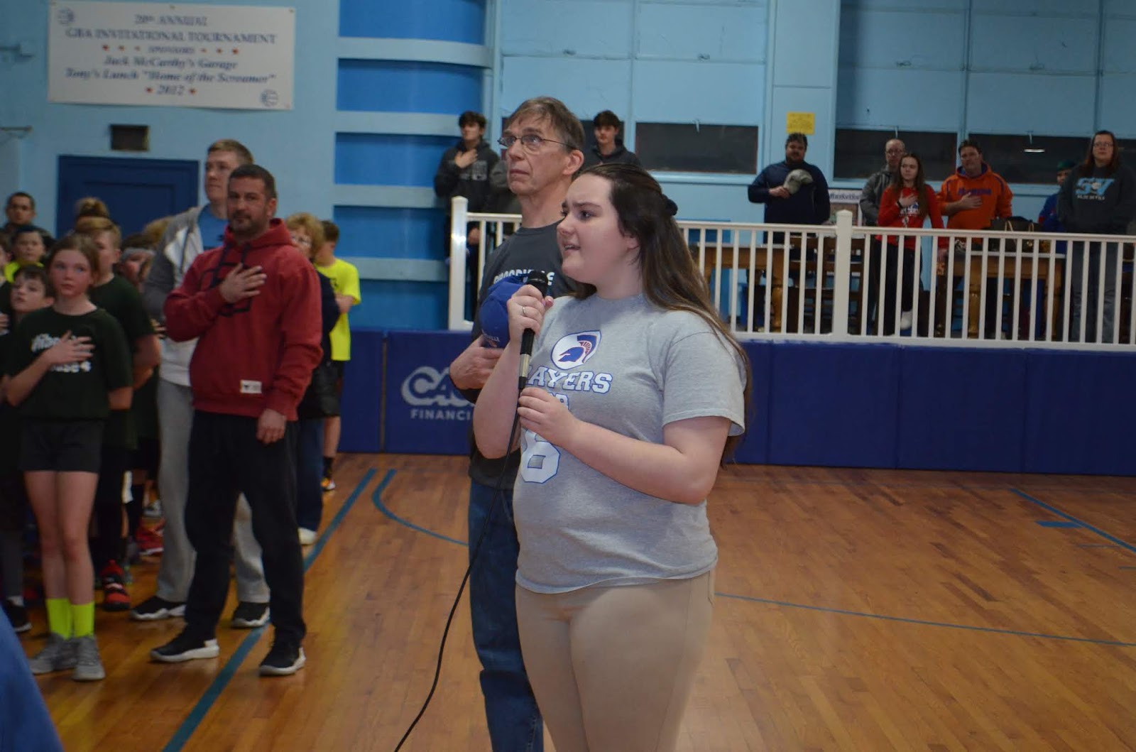 Girardville Basketball Association Honors Late Senator Rhoades and Jaden Leiby