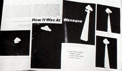 Wanaque UFO Photographs as Published in UFO Reports By Dell Circa 1967