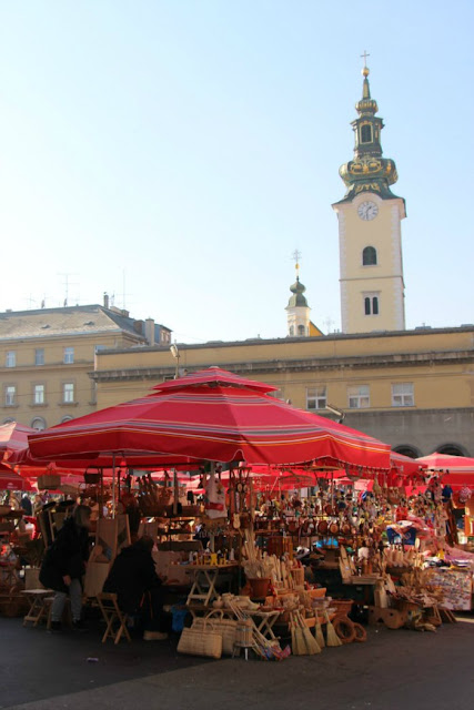 Mercado central de Zagreb, Croacia