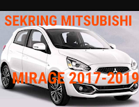 tempat sekring MITSUBISHI MIRAGE 2017-2019