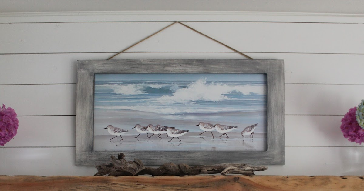 How to Get the driftwood look for your frame love my simple home