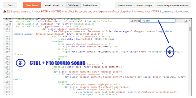 adding Toc to Blogger
