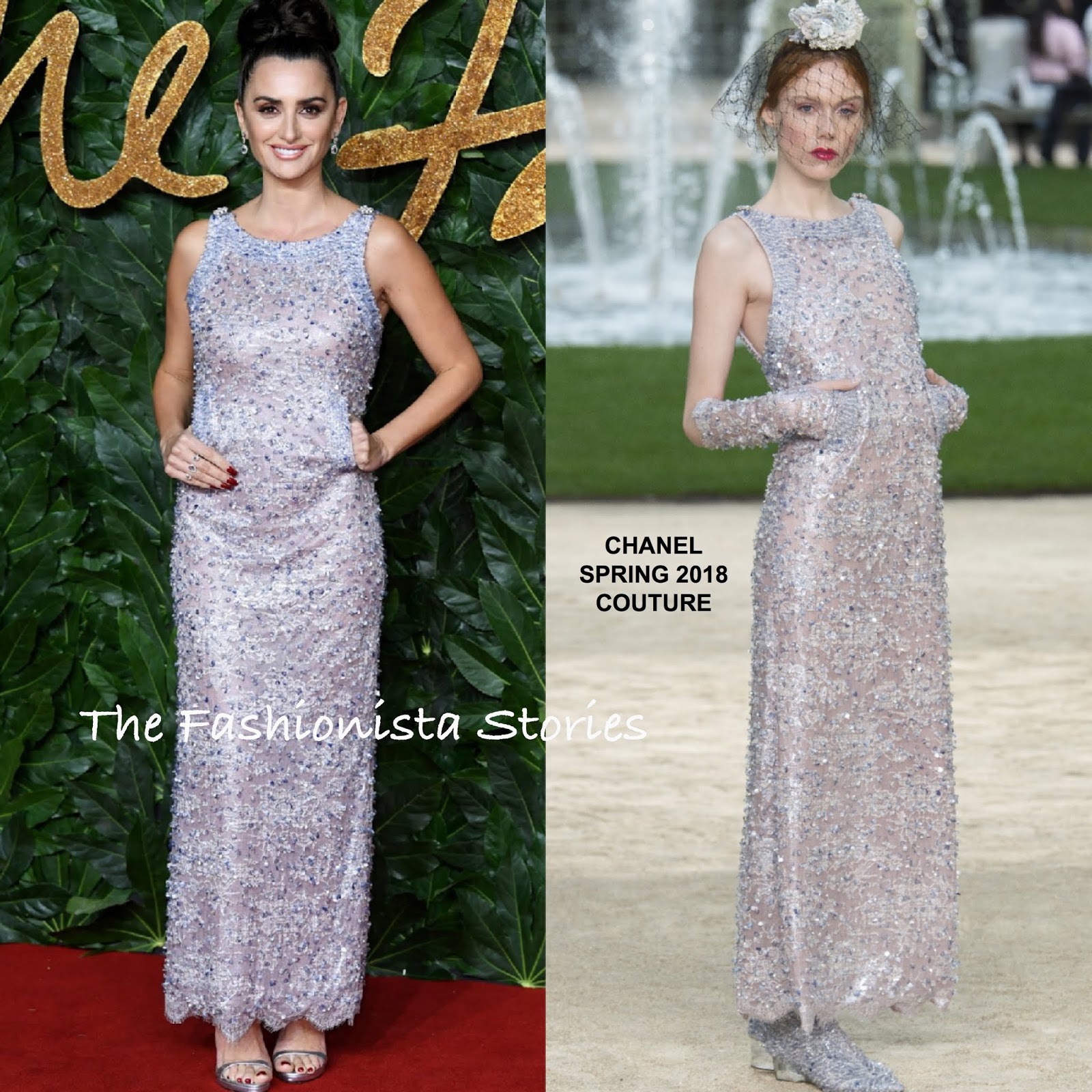 Penelope Cruz in Chanel Couture at the 2018 Fashion Awards