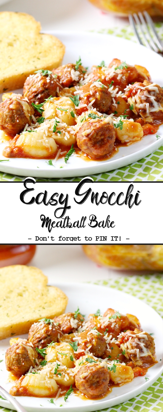 Gnocchi and Meatball Bake Just Easy Recipe
