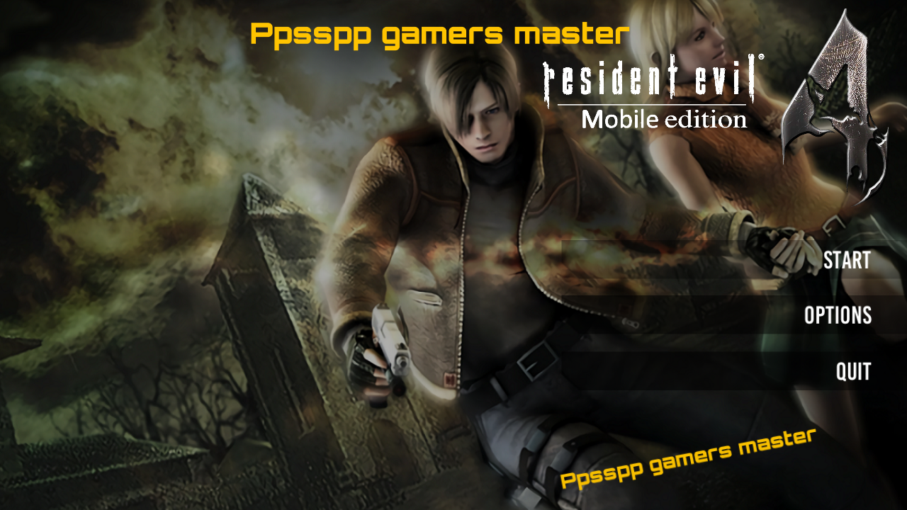 Residents evil 4 for android Ppsspp gamers master