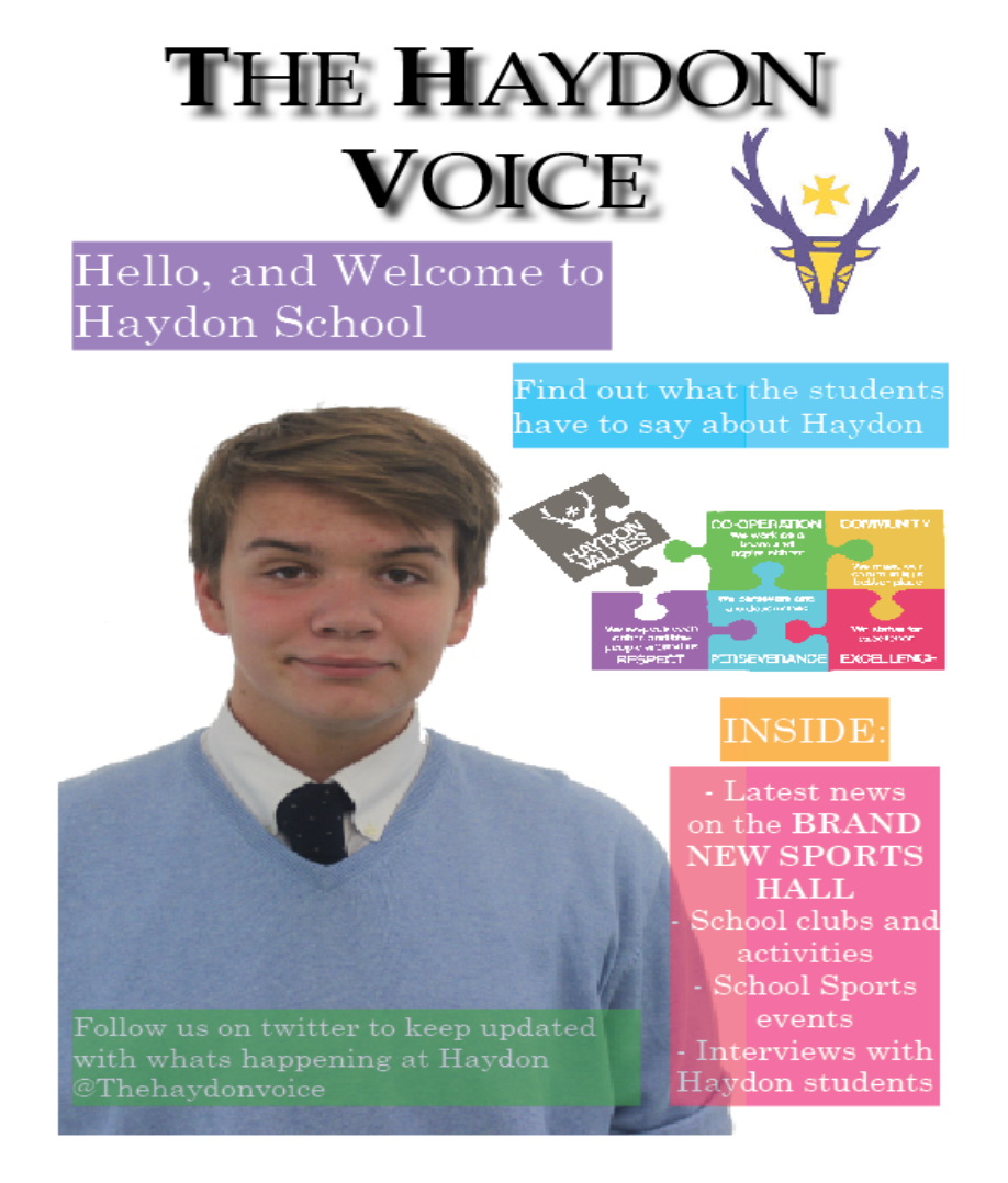 G321 Ellie Zambakides Finished Magazine Front Cover and Contents Page