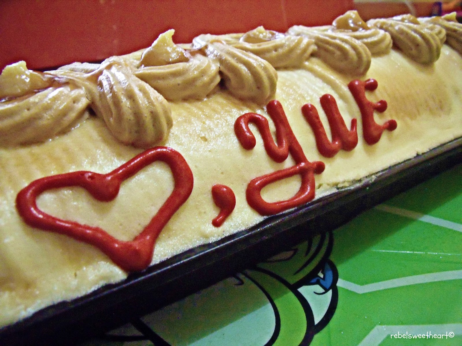 The Rebel Sweetheart. Foodie Goodie Red Ribbon Leche Flan Roll.