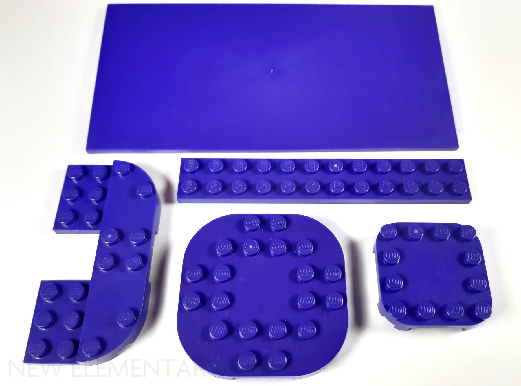 Lego Dark Bluish Grey 8 x 16 Plate With Bottom Tubes 90498 