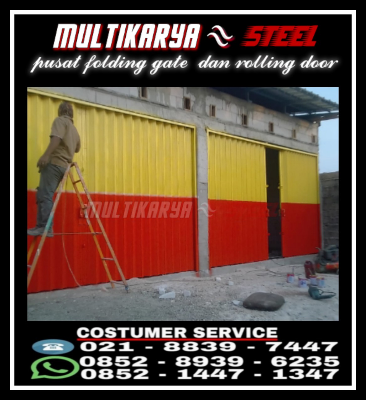 Daftar Harga Pintu Folding Gate Murah Per meter Termurah Terjangkau