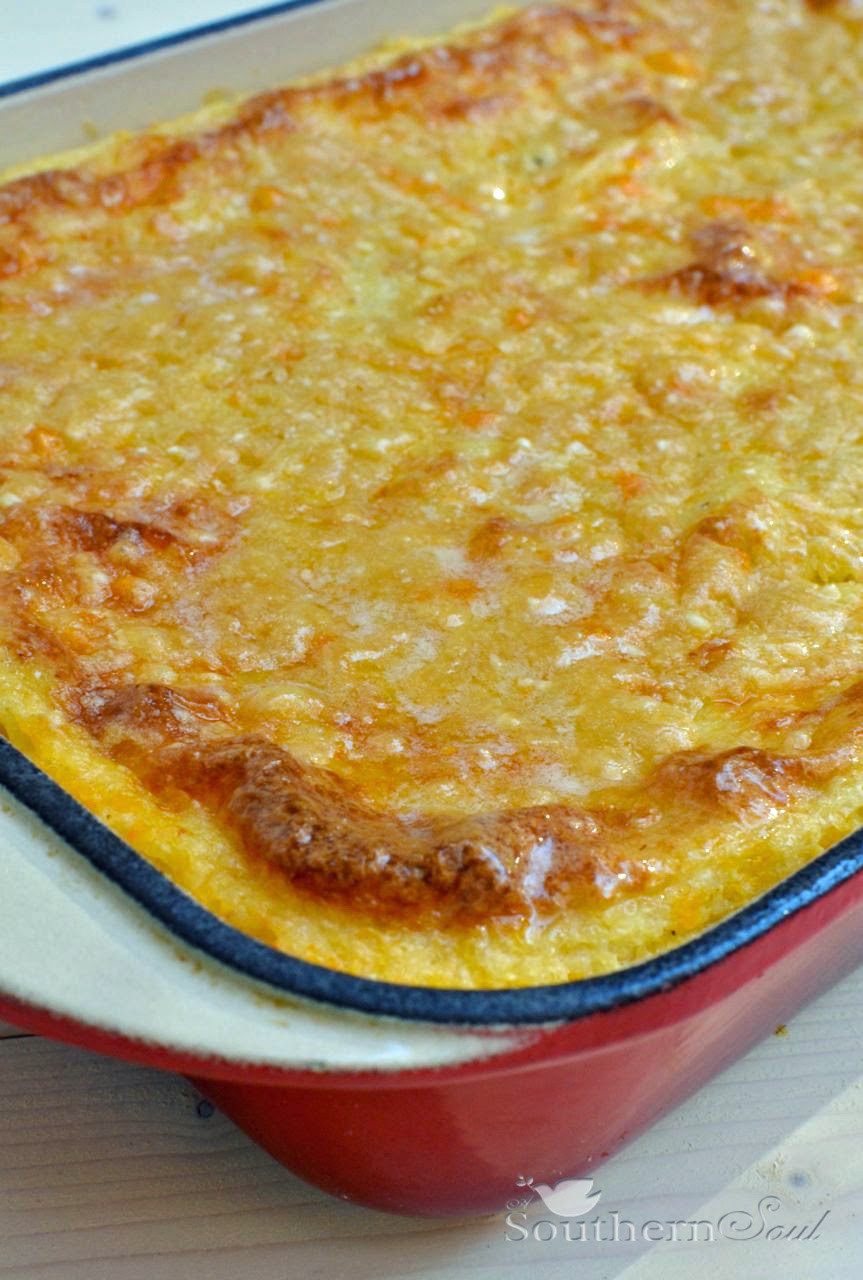 A Southern Soul Cheese Grits Casserole