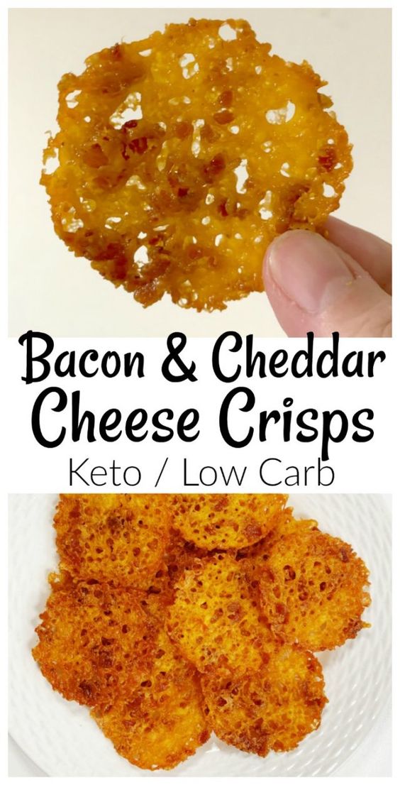 BACON AND CHEDDAR CHEESE CRISPS The Best Recipes