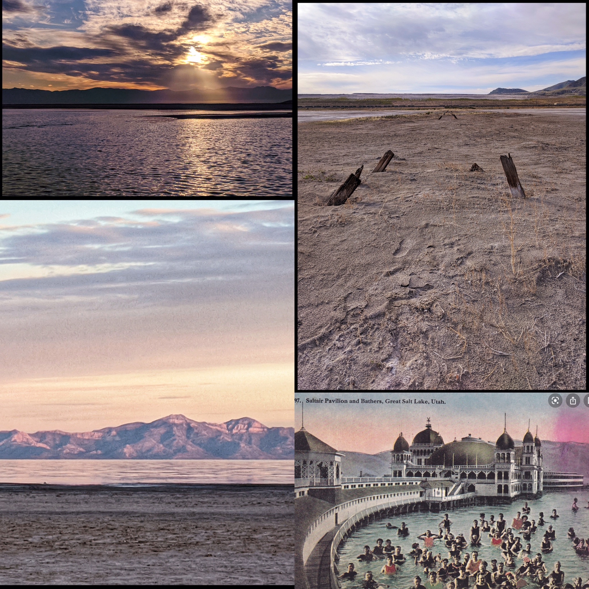 Treasure Hunt at the Great Salt Lake to find signs of the Old Saltair