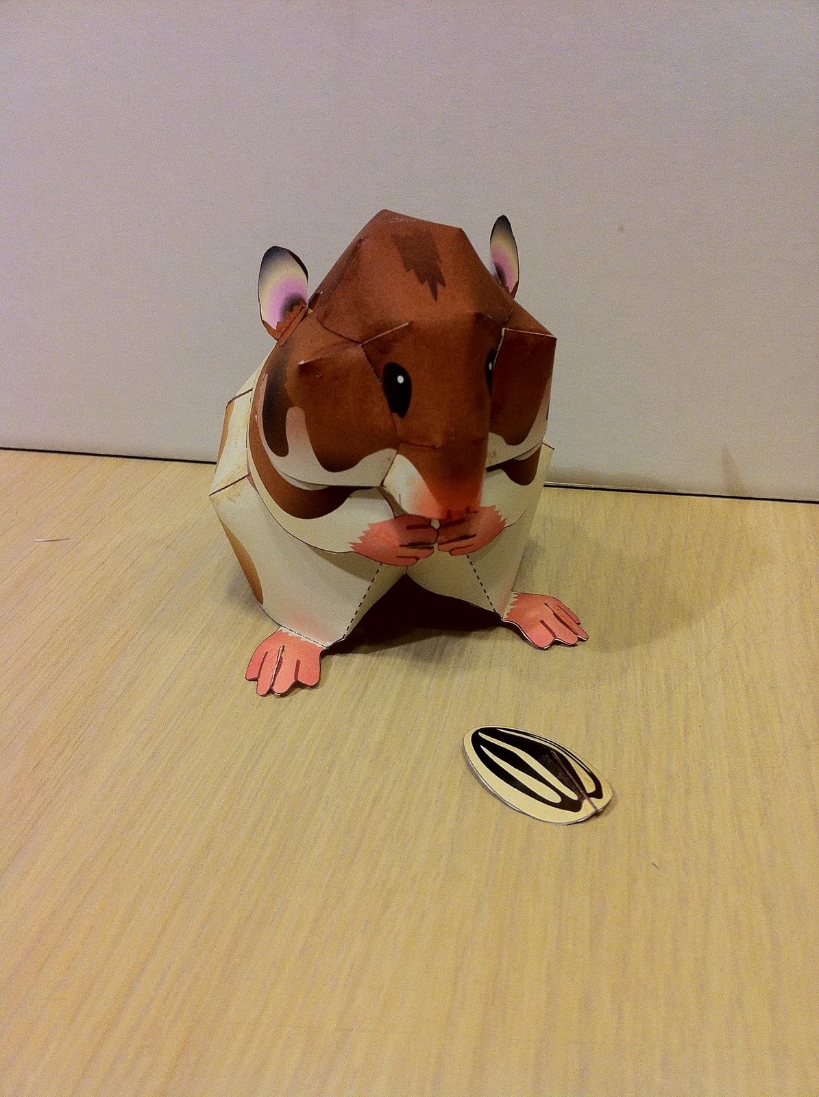HelloChenny's Blog papercraft hamster