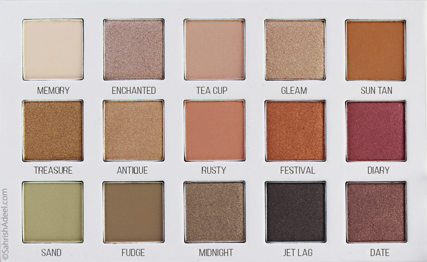 Wanderlust Eyeshadow Palette by Breena Beauty - Review & Swatches