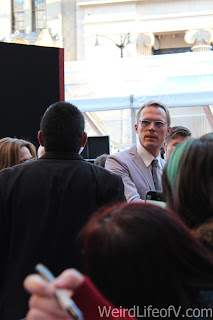 Captain America: Civil War Red Carpet World Premiere Paul Bettany signing autographs