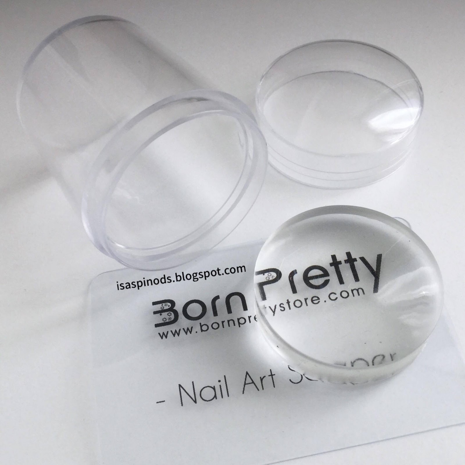Little Fairy Reseña XL Clear Stamper con tapa & scraper de Born Pretty