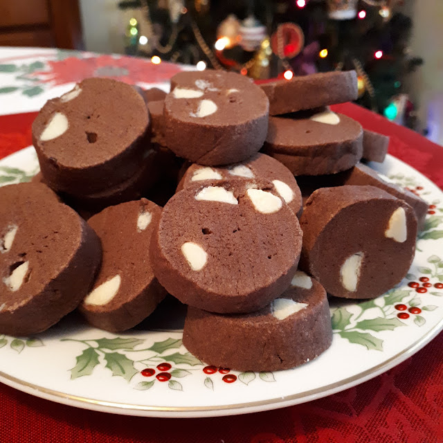 Thel's Kitchen Double Chocolate Shortbread Cookies