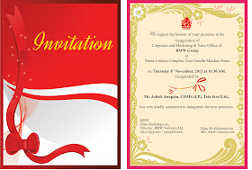 Print Advertisement idea, design, creative: Invitation Card Design & Layout,  Matter