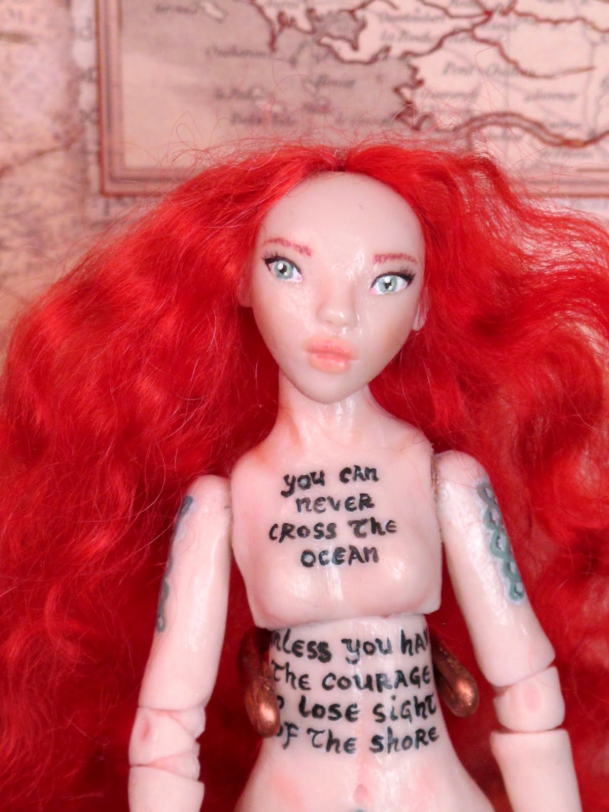 Ma Petite Doll Sheena OOAK Polymer Clay BJD