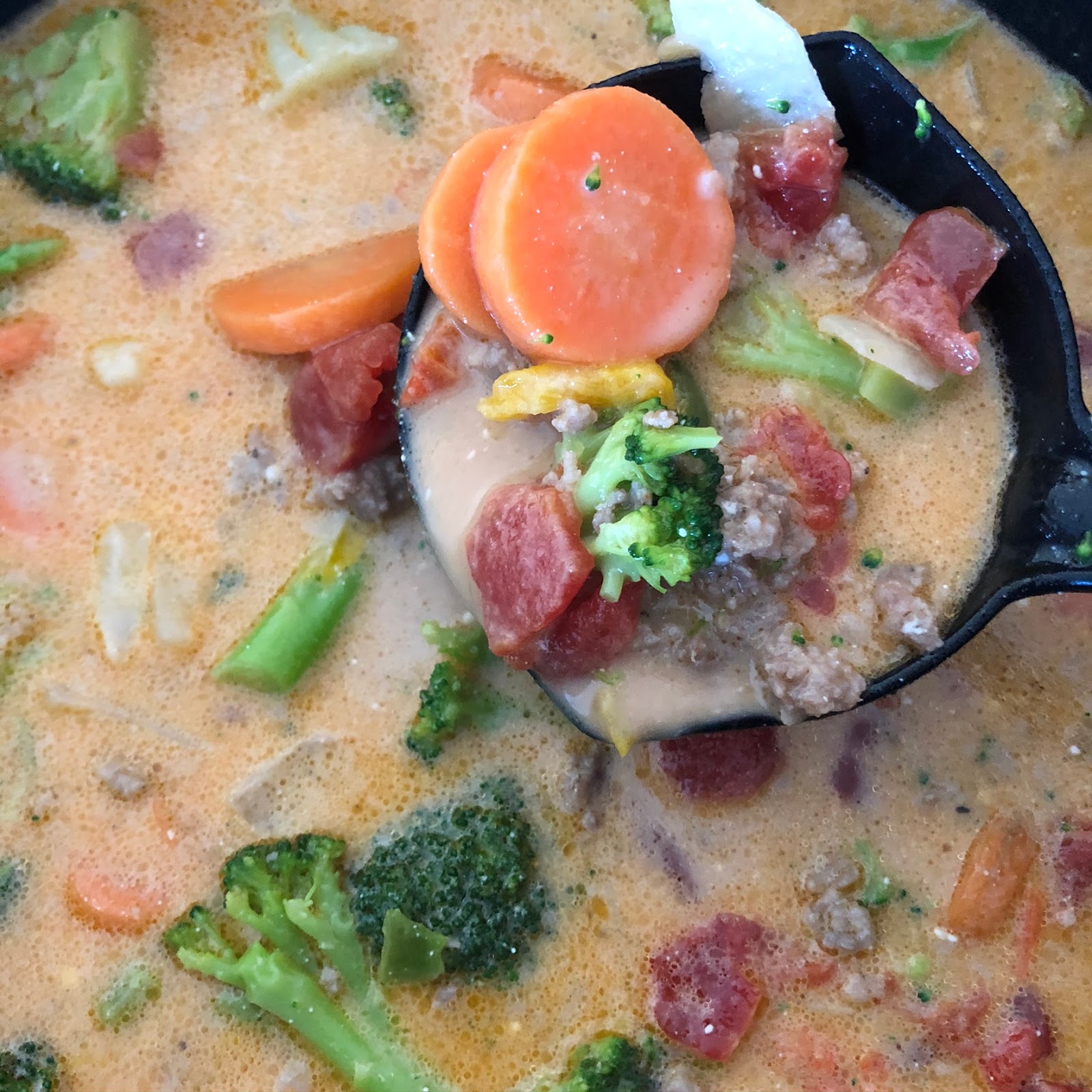 Campfire Stew Creamy Sausage and Vegetable Stew