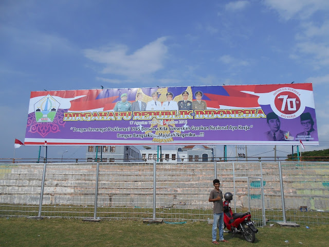 Baliho HUT RI ke 70 Kab upaten Bireuen