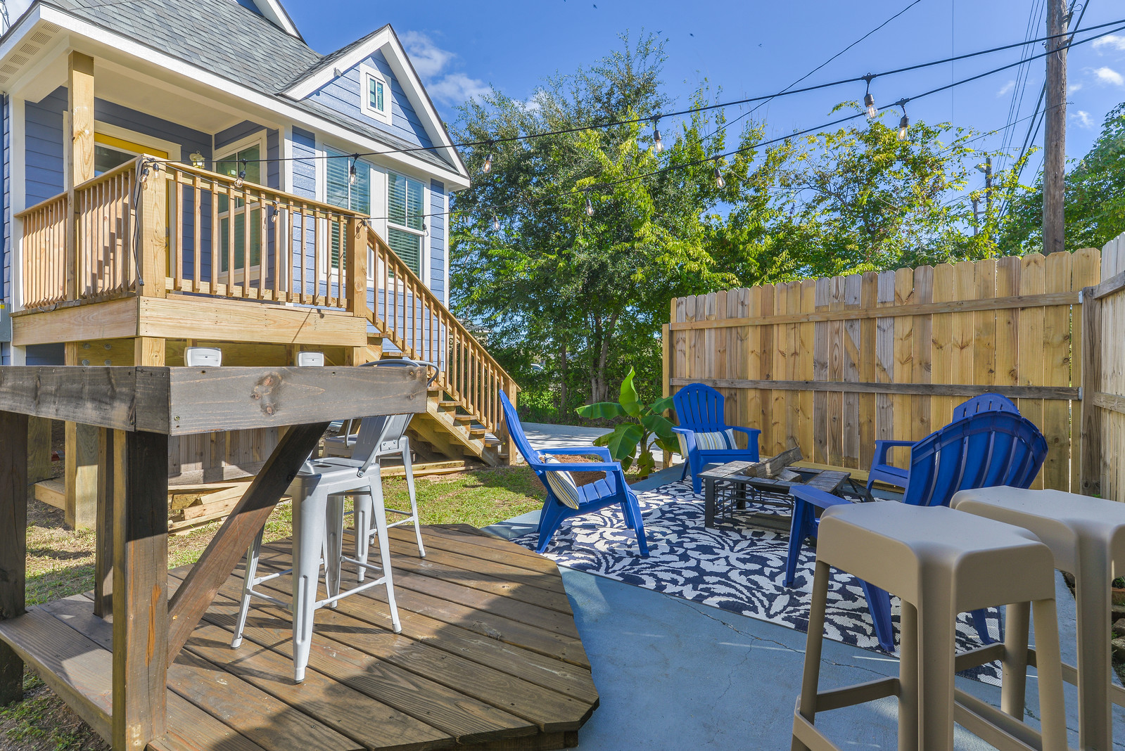 Plum Tiny House Galveston (Glamour Shots!)