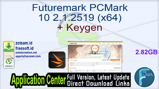 Futuremark PCMark 10 2.1.2519 (x64) + Keygen_ ZcTeam.id