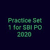 Practice set 1 of the ENGLISH SERIES (Error detection, phrase replacement,fillers,  Para jumbles,Cloze tests)( new pattern) for SBI PO 2020