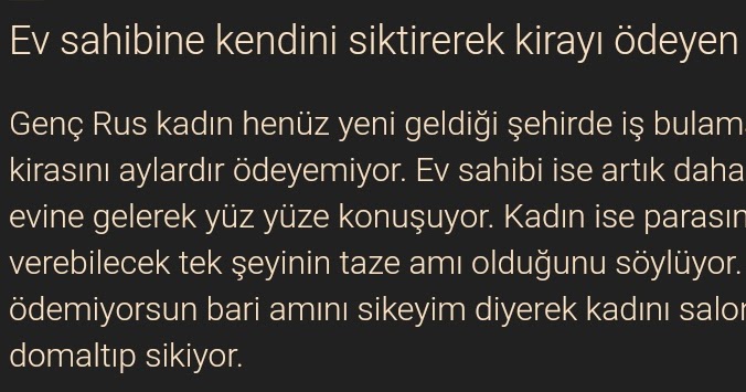 Ev sahibine kendini siktirerek kirayı ödeyen genç kız