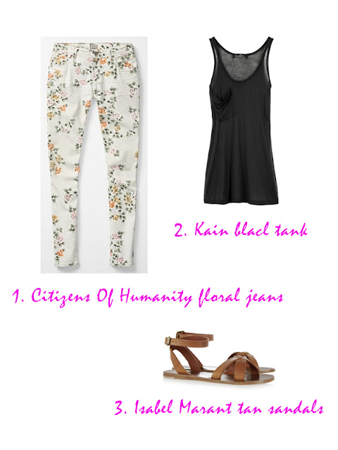 Stylon Shortcuts: Floral Denim + Luxe Basics