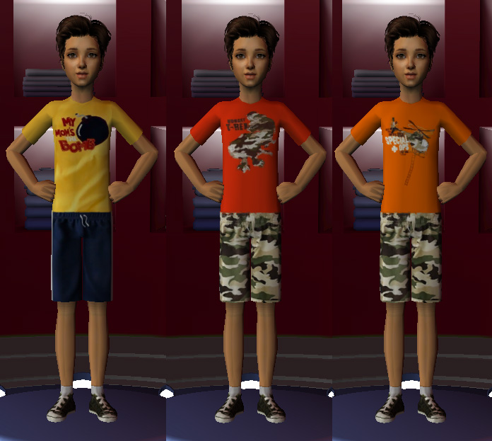 Birdgurl's Sims 2 Creations: Child Male Outfit Collection 21