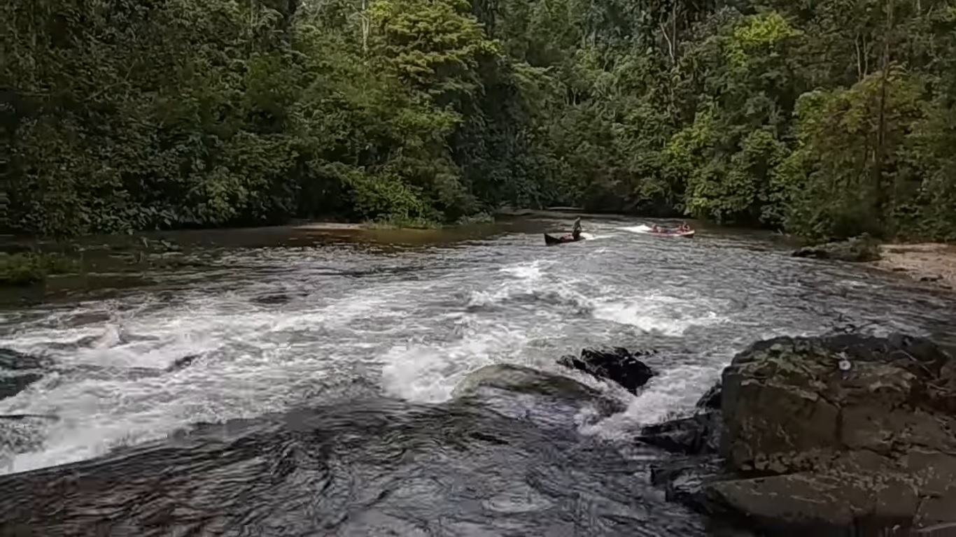 Sungai Batang Gansal Indragiri Hulu, Segarnya Air Taman