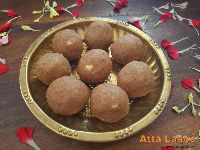 images of Atta Ladoo / Wheat Flour  Ladoo / Atta Ka Ladoo / Wheat Ladoo / Godhumai Maavu Ladoo