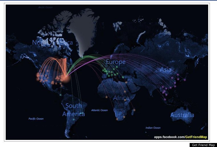 UberTechBlog: 'Get Friend Map' Facebook App Visualizes 